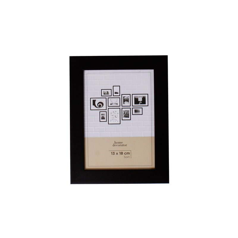 Home Decorator - Ramme sort bred 13x18 cm