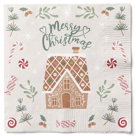 Det gamle apotek - Juleservietter 20 stk. - Christmas Ginger