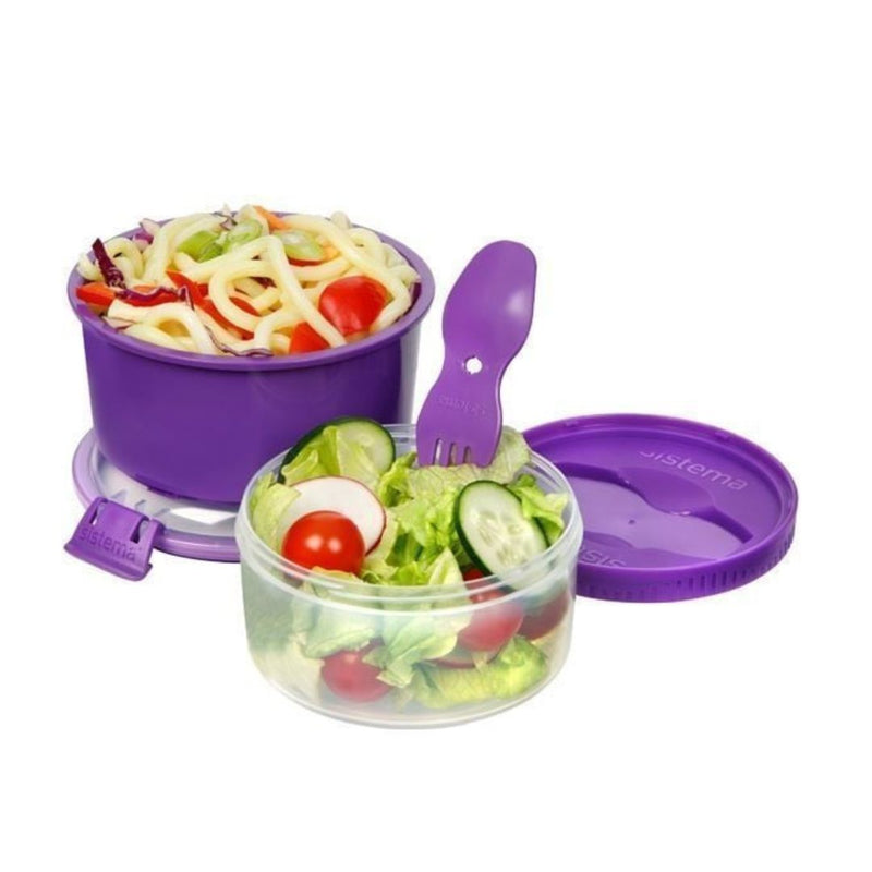 Sistema - Lunch Stack To Go - 965ml - Lilla