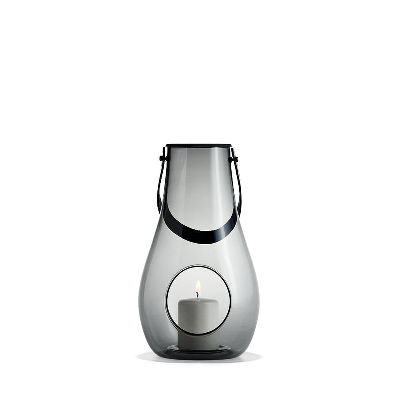 Holmegaard - Design with light Lanterne 29 cm smoke