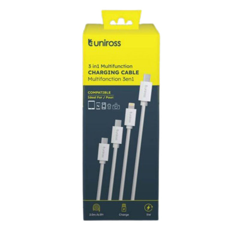 Uniross 3-in-1-Kabel 2 m