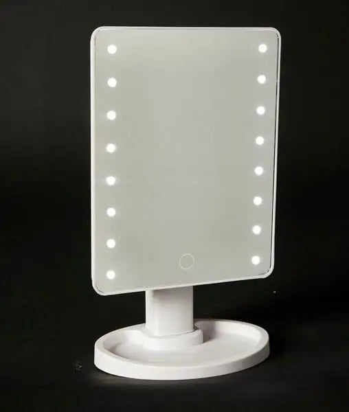 Make up spejl LED 16,9x11,9x28,5 cm plast/klar