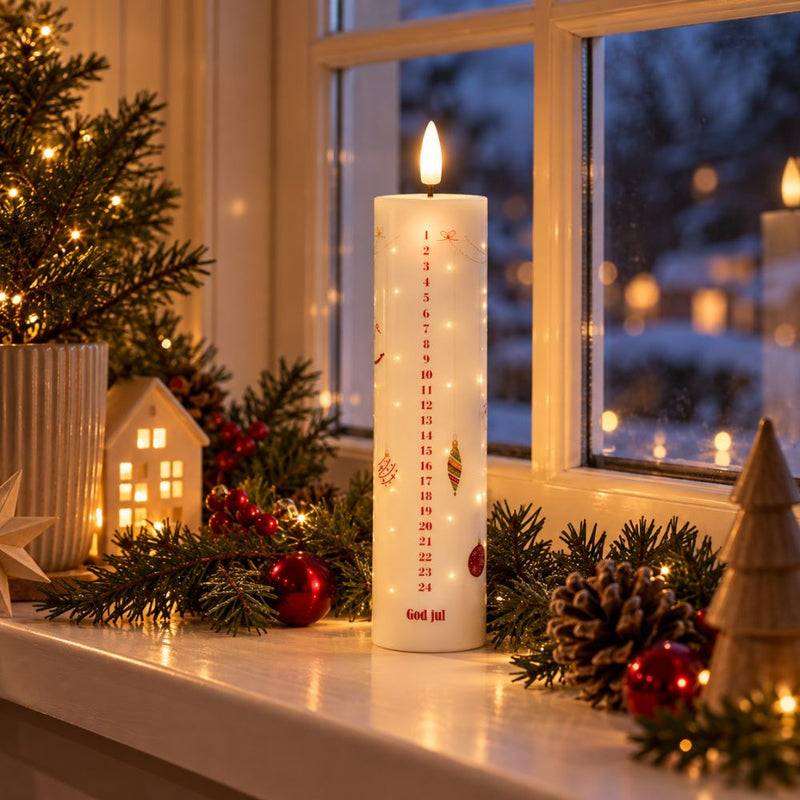 Kalenderlys med twinkle