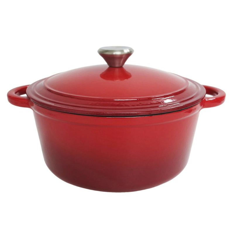 Conzept - Gryta gjutjärn 3,85 L Ø24 cm röd