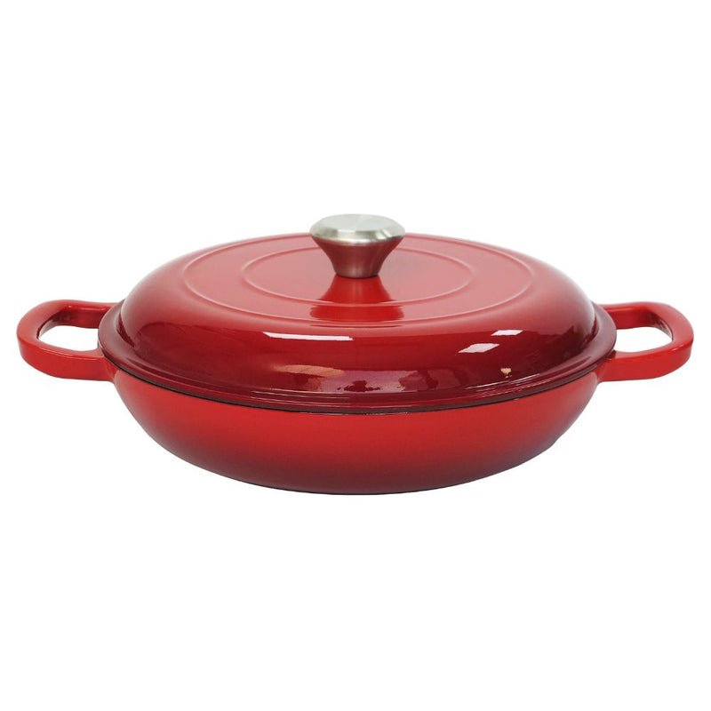 Conzept - Sautépanna gjutjärn 3,3 L Ø30 cm röd