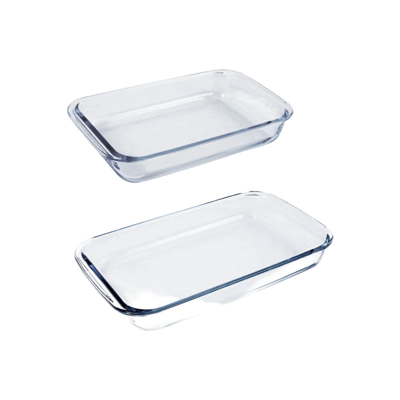 Aida - Aroma ovnfast glas sæt 2 dele 25,8x15,2+34,5x20,5