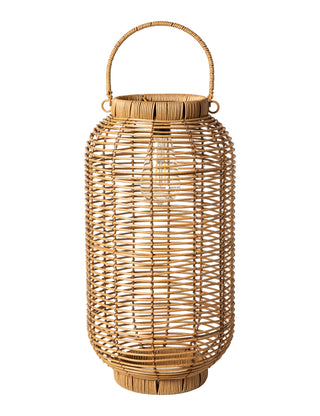 Solar lanterne - stor - brun PVC/metal