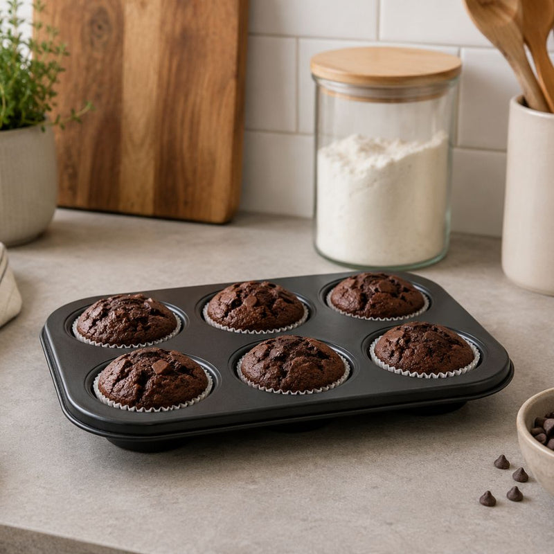 Alpina - Muffinform 6 Mulden - Antihaftbeschichtung