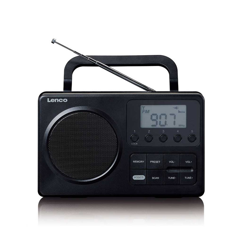 Lenco MPR-035 FM-Radio – Schwarz