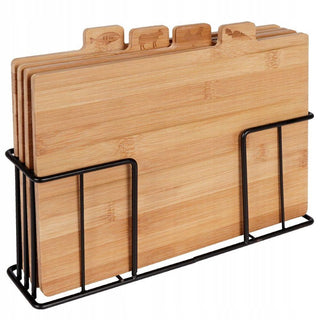 Excellent Houseware - Skärbrädesuppsättning 5 delar. Bambu