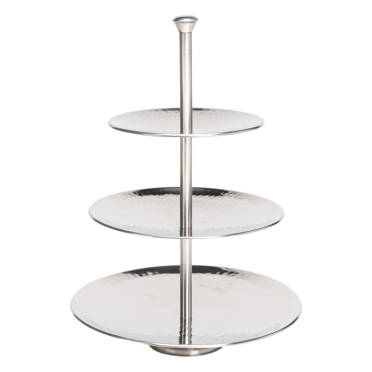 Etagere 3 etager hamret metal