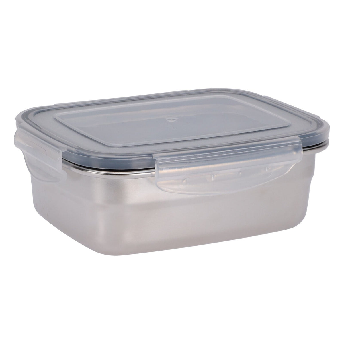 Opbevaringsboks med låg - 500 ml - Stål