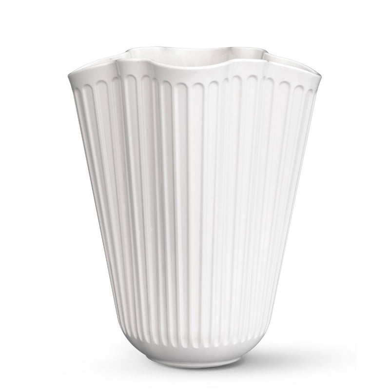 Kähler - Hammershøi Unfold Vase H20.5 cm hvid