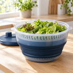 Salatslynge fyldt med nyvasket salat