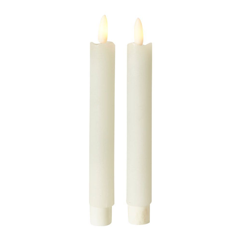 Conzept - Stagelys 2 stk. i hvid - 22 cm